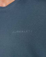 klær T442556 hvalblått klassisk t-skjorte menn Alphalete - Bilde 4