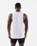 klær T442570 hvit aa airtech cutoff menn Alphalete - Bilde 4