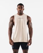 klær T442571 beige brun aa airtech cutoff menn Alphalete