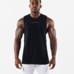 klær T442577 svart aa airtech cutoff menn Alphalete