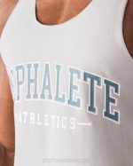 klær T442581 atletisk grå paisley print råskåret tank menn Alphalete - Bilde 5