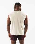 klær T442584 havskjell brun børstet ulv hode muskel tank menn Alphalete - Bilde 3