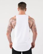 klær T442588 hvit aa råkuttet tank menn Alphalete - Bilde 4