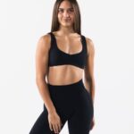 klær T44258 svart aura sculpt bh kvinner Alphalete