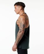 klær T442603 jegergrønn emblem stringer menn Alphalete - Bilde 3