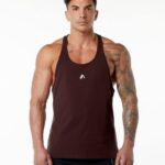 klær T442606 burgunder rød emblem stringer menn Alphalete