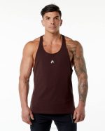klær T442606 burgunder rød emblem stringer menn Alphalete