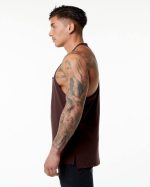 klær T442606 burgunder rød emblem stringer menn Alphalete - Bilde 3