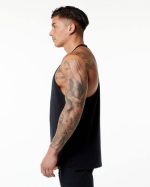 klær T442607 svart emblem stringer menn Alphalete - Bilde 3