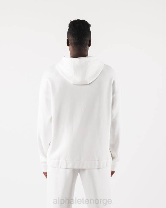 klær T442608 hvit original jakke med full glidelås menn Alphalete - Bilde 4