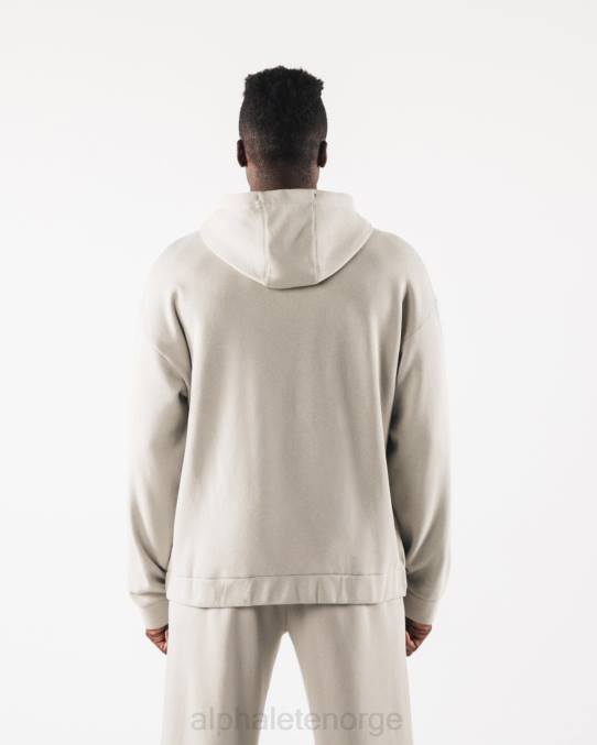 klær T442609 overskyet grått original jakke med full glidelås menn Alphalete - Bilde 4