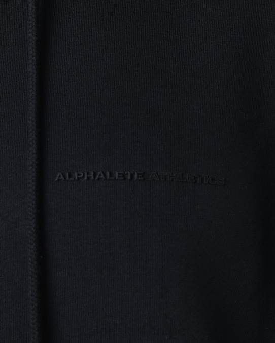 klær T442615 svart original jakke med full glidelås menn Alphalete - Bilde 5