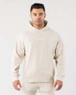 klær T442621 havskjell brun identity pro hettegenser menn Alphalete