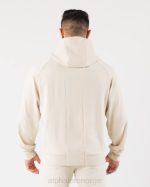 klær T442621 havskjell brun identity pro hettegenser menn Alphalete - Bilde 4