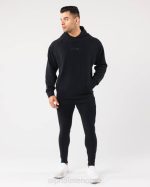 klær T442625 svart identity pro hettegenser menn Alphalete - Bilde 2