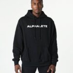klær T442639 svart kjerne hettegenser menn Alphalete