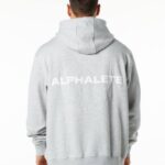 klær T442646 gråmelert enhet hettegenser menn Alphalete