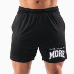 klær T442670 svart ldb mer mesh kort 6" menn Alphalete