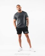 klær T442673 svart aa mesh kort 6" menn Alphalete - Bilde 2