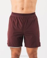 klær T442681 sangria rød studio kort 6" menn Alphalete