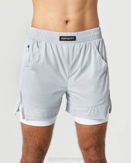 klær T442684 skygrå uendelig hastighet kort 5,5" menn Alphalete