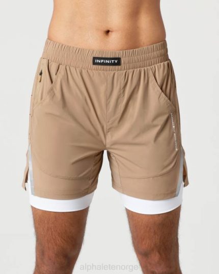 klær T442687 chai brun uendelig hastighet kort 5,5" menn Alphalete