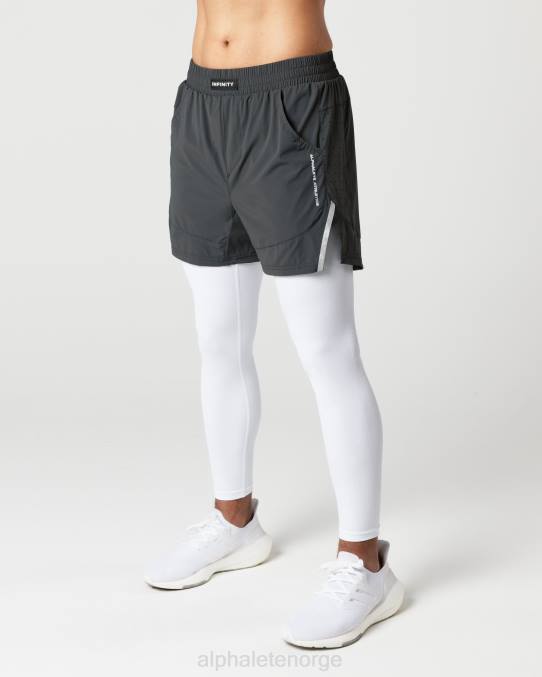 klær T442692 skygge grå infinity 2-i-1 hastighet kort 5,5" menn Alphalete - Bilde 3