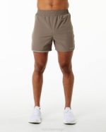 klær T442696 mokka brun kjerne skritt kort 5" menn Alphalete - Bilde 2