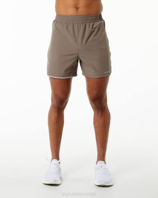 klær T442696 mokka brun kjerne skritt kort 5" menn Alphalete - Bilde 2