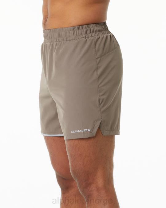 klær T442696 mokka brun kjerne skritt kort 5" menn Alphalete - Bilde 1