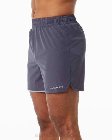 klær T442697 dempet lilla kjerne skritt kort 5" menn Alphalete