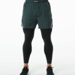 klær T442709 jegergrønn infinity 2-i-1 hastighet kort 5,5" menn Alphalete