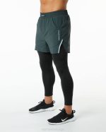 klær T442709 jegergrønn infinity 2-i-1 hastighet kort 5,5" menn Alphalete - Bilde 3
