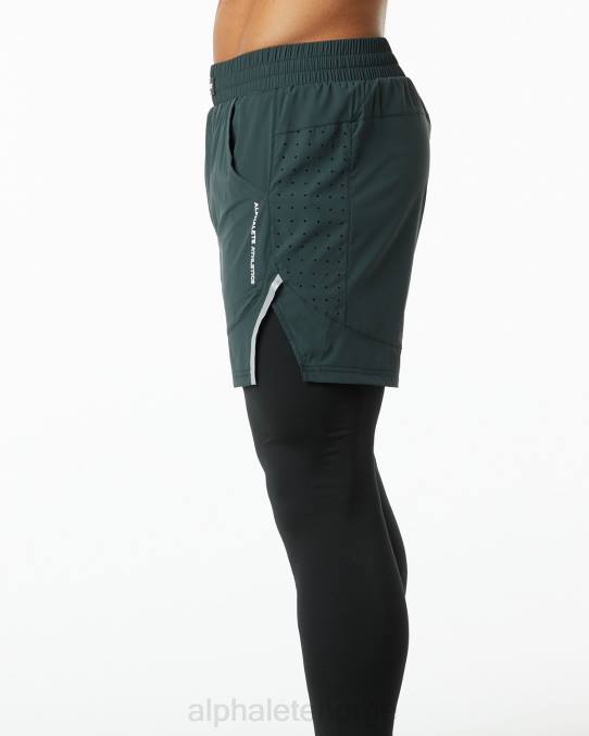 klær T442709 jegergrønn infinity 2-i-1 hastighet kort 5,5" menn Alphalete - Bilde 6