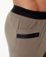 klær T442736 mokka brun studio bukse menn Alphalete - Bilde 4