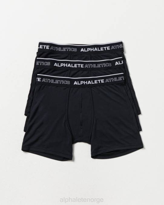 klaer_t442749_svart_klassisk_boksershorts_3pk_menn_alphalete.jpg klær T442749 svart klassisk boksershorts 3pk menn Alphalete - Bilde 1