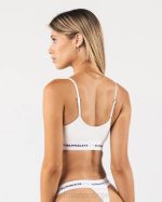 klær T44282 hvit akutt cami bralette kvinner Alphalete - Bilde 3