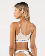 klær T44284 vanilje brun akutt cami bralette kvinner Alphalete - Bilde 3