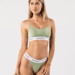 klær T44288 salvie grønn akutt cami bralette kvinner Alphalete