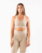 klær T442101 lin brun forsterke BH kvinner Alphalete
