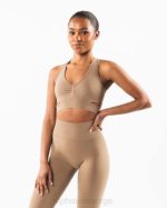 klær T442102 chai brun stratus bh kvinner Alphalete - Bilde 3