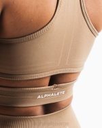 klær T442102 chai brun stratus bh kvinner Alphalete - Bilde 4