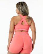 klær T442116 piksel rosa forsterke BH kvinner Alphalete - Bilde 2