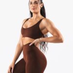 klær T44211 manhattan brun forsterke excel bh kvinner Alphalete
