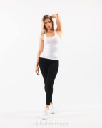 klær T442159 hvit sømløs racerback tank kvinner Alphalete - Bilde 2