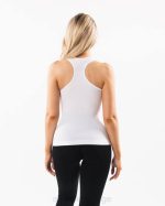 klær T442159 hvit sømløs racerback tank kvinner Alphalete - Bilde 4