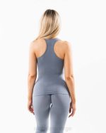 klær T442160 fortsatt vannblått sømløs racerback tank kvinner Alphalete - Bilde 4