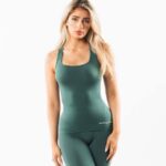klær T442161 salvie grønn sømløs racerback tank kvinner Alphalete