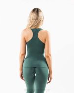 klær T442161 salvie grønn sømløs racerback tank kvinner Alphalete - Bilde 4