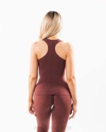 klær T442162 støvete roserød sømløs racerback tank kvinner Alphalete - Bilde 4